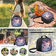 thumbnail image 5 of Yuyamidu Axolotl Galaxy Backpack with Lunch Bag Set 17 Inch Book Bag for Girls Lunch Box Pencil Case Water Bottle Sleeve 4 Piece Middle School Bookbag and Lunchbox for Student, 5 of 7