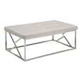 thumbnail image 2 of Furniture of America Motto Faux Leather Tufted Bench, White, 2 of 5
