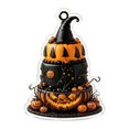 thumbnail image 2 of Halloween Hanging Ornament, Ghost Tree Ornaments,Acrylic Ghost Pendant with String, Spooky Miniature Ghost Hanging Signs for Halloween Tree Craft Decor,Holiday Party Favors, 2 of 7