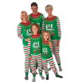 thumbnail image 1 of Couple Christmas Pajama Set Matching Family Pajamas Elf Cosplay Outfit for Kids Adult PJs Sets, 1 of 6