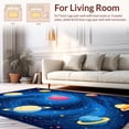 thumbnail image 2 of ODIKA 5' x 7' Machine Washable Non-Slip Area Rug, Cosmic Planet High Traffic Rug, Blue, 31932, 2 of 7