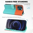 thumbnail image 3 of Compatible avec iPhone 13 Pro Max Étui Portefeuille Motif Animaux Mignons avec Fentes pour Cartes Couverture Rabattable, 3 of 5