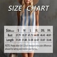 thumbnail image 4 of Morttic Women's Retro Striped Sleeveless A-Line Mini Dress with Pockets – Crew Neck Casual Summer Vacation & Play Outfit Blue，S, 4 of 4