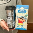 thumbnail image 2 of Crayon Shin-chan-termo de acero inoxidable 304, taza de café de alta apariencia, bonita taza de agua, pajita para estudiante, tetera, 2 of 5