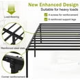 thumbnail image 3 of NiamVelo 18" Twin Size Metal Platform Bed Frame Heavy Duty Mattress Foundation with Under Bed Storage Space, 3 of 8