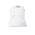 thumbnail image 4 of Tommy Hilfiger Low-Top Cupsole Leather Trainers, White, 4 of 9