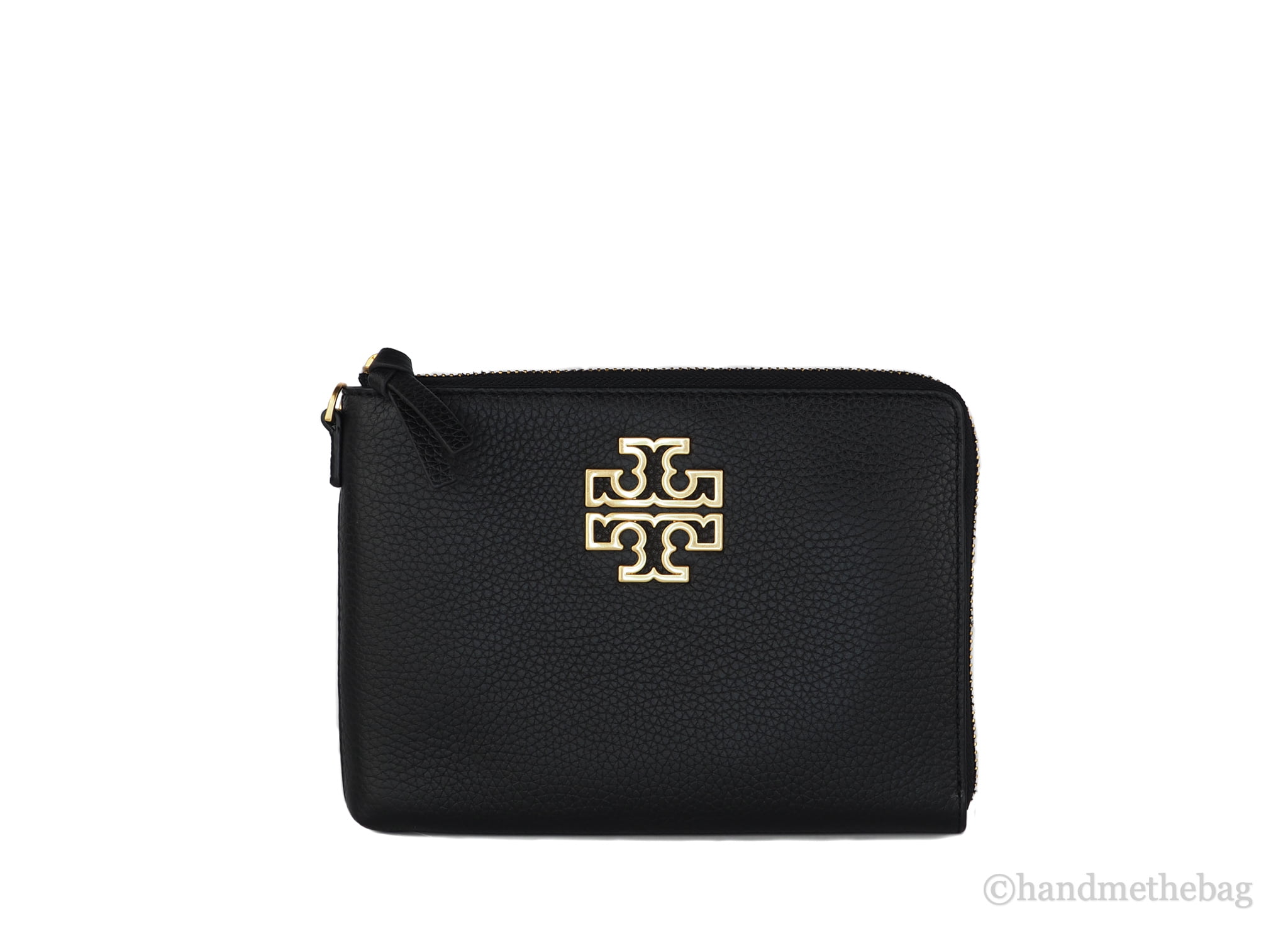 Buy Tory Burch 67304 Britten Large Pebbled Leather Slim Zip Clutch Pouch  Wristlet Online at Lowest Price in Ubuy Nepal. 598872716