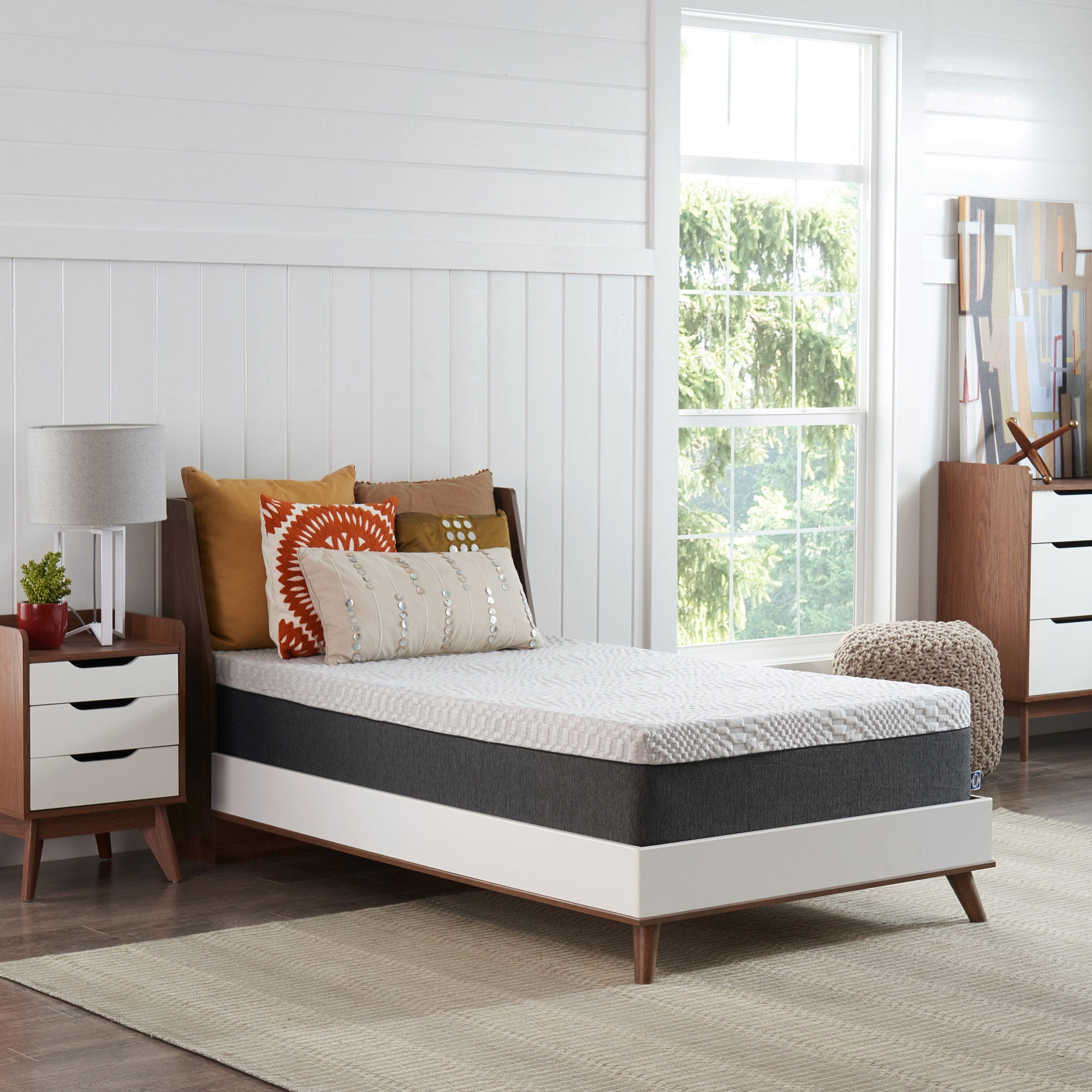 Sealy Essentials 12-Inch Soft Support Memory Foam Mattress-in-a-Box, Twin