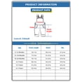 thumbnail image 3 of KIDSCOOL SPACE Baby Toddler Ripped Denim Jumpsuit, Cute 4 Pockets Elastic Legs Overalls,Blue,3-4 Years, 3 of 7