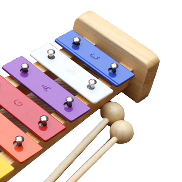 Xilófono De Madera Para Niños 25x17x3 Cm – Instrumento Musical Educativo Y Colorido