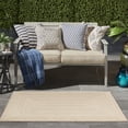 thumbnail image 4 of Nourison Tulum 2' x 3' Cream Outdoor Rug, 4 of 9