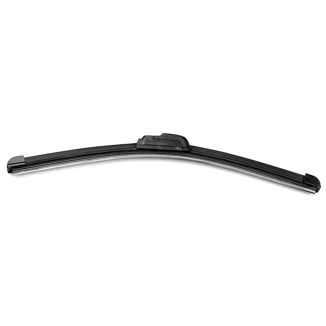 16" (400mm) Universal U-Hook Car Rear Window Wiper Arm - No Frame/No Bracket Complete Replacement Kit with Premium Rubber Spine, Precision Cleaning Edge, High-Carbon Steel Construction for