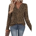 thumbnail image 3 of Zeagoo Womens Tops Long Sleeve V Neck Tee Shirts Dressy Casual Clothes Business Work Blouse, 3 of 6