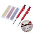 thumbnail image 4 of KLKCMS Portable Refill Cutting Ruler Household Mark Pen for Office Garden Carpenter Set 9, 4 of 9
