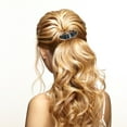 thumbnail image 2 of Unique Bargains 1 Pc Ponytail Buckle Hair Clip Semi-hollow Hair Ponytail Cuff for Women Black, 2 of 5