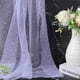 thumbnail image 3 of 1,09 yardas 59 pulgadas blanco lentejuelas malla transparente paillette brillo organza brillo tul transparente encaje brillante tela de poliéster, 3 of 9