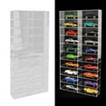 thumbnail image 4 of Clear 1/64 Model Car Display Case Showcase Display Case Display Rack Showcase for Toys 20 Grids, 4 of 9