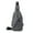 Grey, variant on Backpack for Men Men Chest Bag with USB Cable Port Fashion Casual Outdoor Sports Shoulder Bag Black One Size