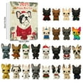 thumbnail image 4 of Luoshdecor 2025 Advent Bulldog Calendar,24 Days Countdown Acrylic Gift Box,for Family Tree Christmas Decoration, 4 of 4