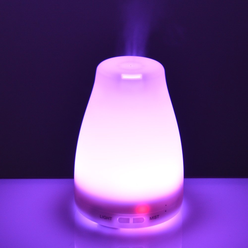 AGPtek Oil Aromatherapy Diffuser Ultrasonic Humidifier with 7 Color Changing LED Waterless Auto Shut-off - image 4 of 7