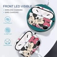 thumbnail image 3 of Airpods Pro Case Designed for IBAOLEA AirPods Pro,Full Protective Case Cover with Keychain,Shockproof Anti Case for Airpods Pro Charging Case (Mickey and Minnie A) Mickey and Minnie A -, 3 of 6