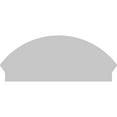 thumbnail image 5 of Ekena Millwork 38"W x 16-3/8"H x 2-3/4"P Segment Arch 3 Spoke Architectural Grade PVC Combination Pediment, 5 of 7