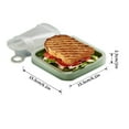 thumbnail image 1 of Boîte à Toast en Plastique PP, Conteneur à Sandwich portable, Boîte à lunch, Boîte à Collation portable, Boîte de Rangement portable, Boîte à lunch pour Travail École, 1 of 7