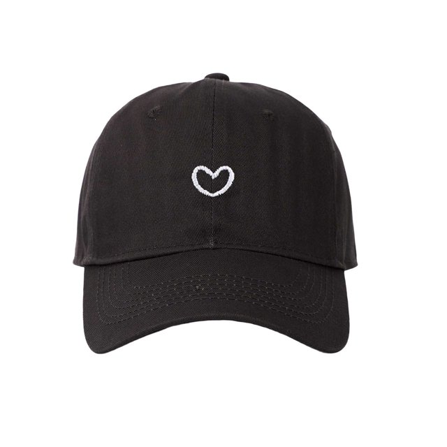 Trendy Heart Embroidered Baseball Cap for Daily Wear - Adjustable and Versatile Headgear for All Seasons