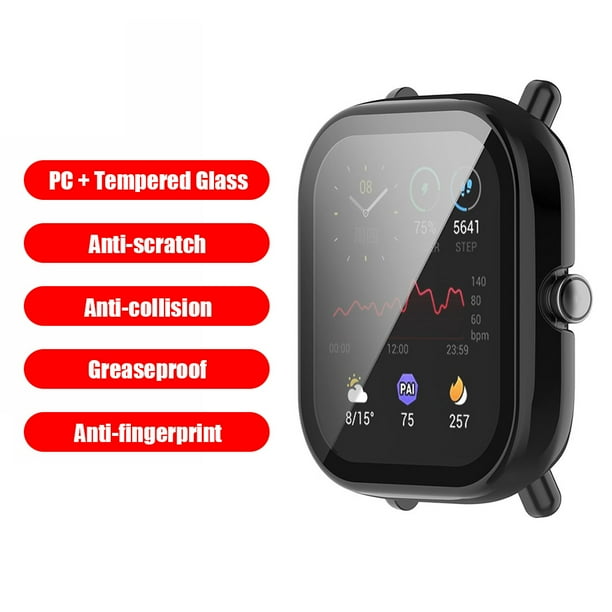 Protector de pantalla de película de vidrio templado cubierta de PC para Huami Amazfit GTS 2 Mini