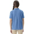 thumbnail image 4 of Classroom School Uniforms Big Kid Short Sleeve Pique Polo CR832Y, XL, Columbia Blue, 4 of 7