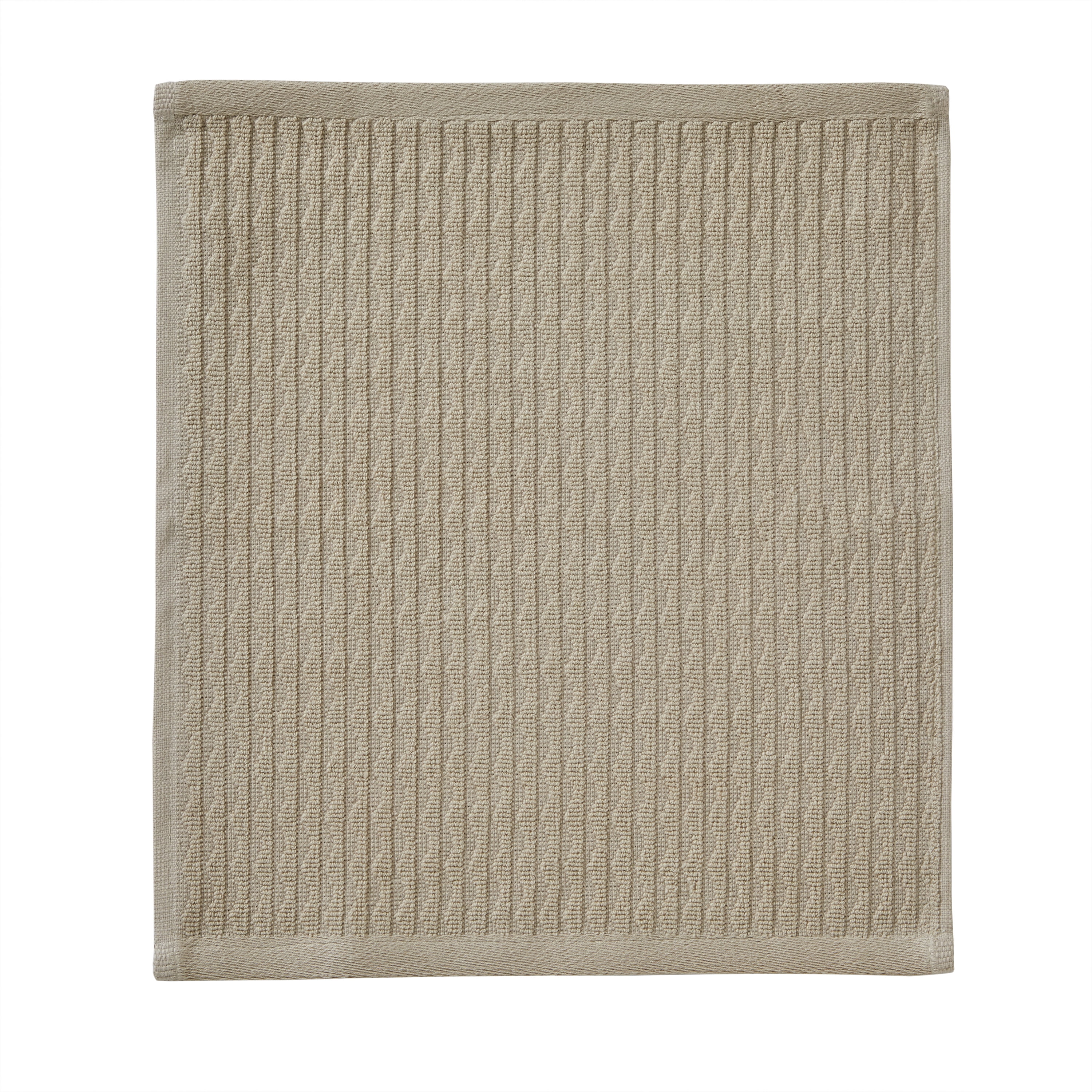 SKL Home 4 Piece Monogram Cotton Washcloths, Beige