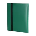 thumbnail image 5 of 4 Pockets Trading Card Carrying Binder Card Books Card Holder Folders for Game Cards Sports Cards Card Protective Sleeves Card Collection Binder green, 5 of 8