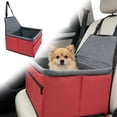 thumbnail image 2 of Portable Puppy Dog Car Seat, Dog Booster Seat for Small Dogs (Up to 20 lbs) - Portable Puppy Car Seat with Thick Cushion and Storage Pockets, 2 of 7