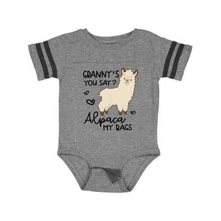 

Inktastic Granny s You Say Alpaca My Bags Gift Baby Boy or Baby Girl Bodysuit
