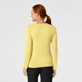 thumbnail image 2 of Wink Knits and Layers Women's Long Sleeve Silky Tee, Yellow, 2X, 2 of 8