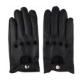 thumbnail image 3 of Guantes de conducción Macarena Guantes de conducción de invierno para hombres Cuero Vintage Táctil Forrada SG, 3 of 8