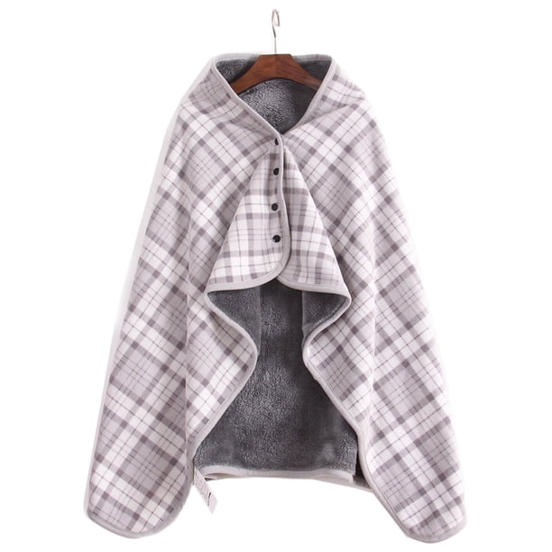 Bewildely Elegante chal británico para mujer: chal de aplicación amplia estampado detallado con costuras finas informal Decoración del hogar Red gris 80*130cm