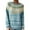 Mint Green, variant on Sweaters for Women Oversized Long Sleeve Turtleneck Fair Isle Knit Pullover Sweater Winter Casual Loose Tunic Vintage Graphic Women Sweaters Dark Blue L