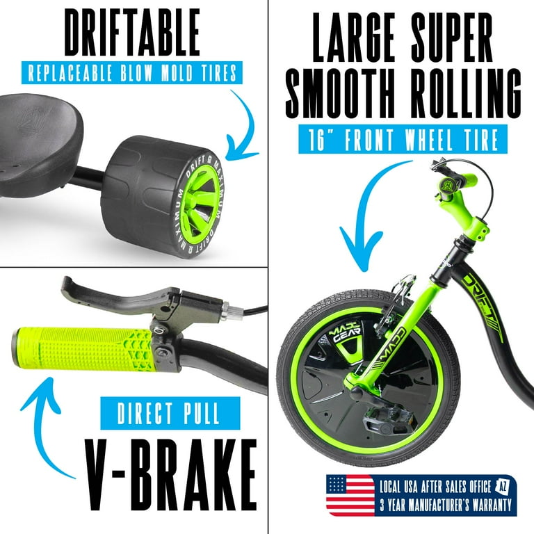 Madd Gear, Drift Trike for Kids, 16