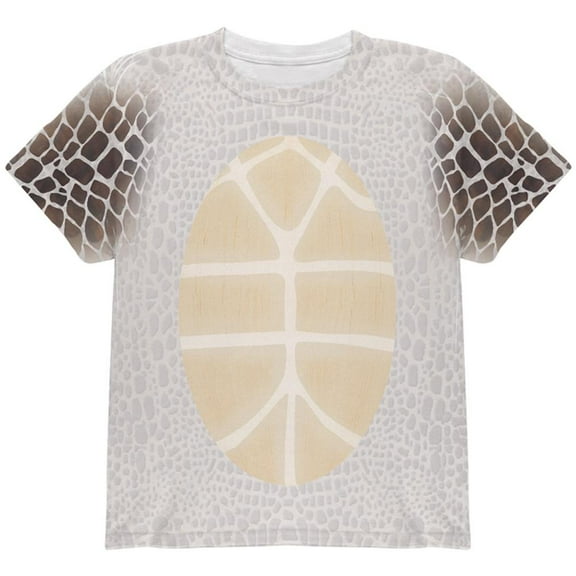 Halloween Sea Turtle Costume All Over Youth T Shirt Multi YLG