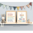thumbnail image 6 of Kids Affirmations, Kids Wall Art, Classroom Wall Decor, Playroom Posters, Boho Nursery Decor, I Am Kind, I Can Do Hard Things, Kids Room Decor, UNFRAMED Prints Set of 2 (8"x10"), 6 of 7