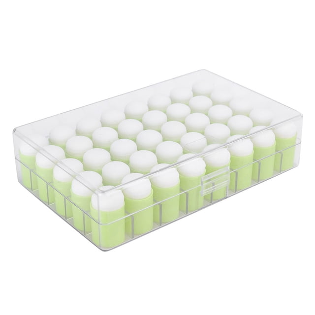 Sailing Esponja para dedos - 40 piezas de herramientas de pintura artesanal para estampado de tinta verde