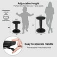 thumbnail image 3 of Canddidliike Adjustable Active Learning Stool Sitting Home Office Wobble Chair with Cushion Seat -Black, Home Office Computer Desk Chair, Ergonomic Office Chair for Bedroom,Study, 3 of 7