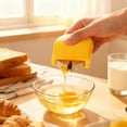 thumbnail image 2 of Egg Cracker Tool Easy Shell Egg Opener Handheld Egg Seperator Tool for Baking Scrambled Eggs and Omelets No Mess No Shell Pieces Yellow (1 Pcs), 2 of 4