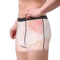 thumbnail image 2 of Balery Pink Marble Calzoncillos bóxer para hombre, ropa interior de algodón suave y transpirable con cinturilla de nailon-X-Large, 2 of 5