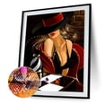 thumbnail image 2 of Cuadros Decorativos Sexy Girl 5D DIY Diamond Painting Kits Full Round Drill Wall Art Decor (NH2570) Likrtyny embutido en tela, 2 of 8