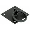 thumbnail image 5 of Renovators Supply Cabinet Pulls 2.26" Black Wrought Iron Ring Drawer Pulls w/Screws, 5 of 11