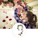 thumbnail image 2 of Guirnalda de vid de flores falsas rosa artificial para fiesta de boda (6.4 pies rojo) Hugtrwg Libre de BPA, 2 of 4