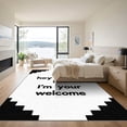 thumbnail image 3 of ODIKA 4'x6' Machine Washable Non-Slip Area Rug, Graphic White High Traffic Rug, White, 1051872, 3 of 7
