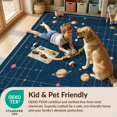 thumbnail image 4 of Design&I 9'x12' Washable Area Rug System Educational Planet Galaxy Chart With Constellation Motif for Dining Room, Basement, Large Office, Snag-Free, 4 of 7